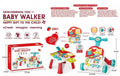 BM2106 2 In 1 Baby Walker + Table W/ Music &amp; Lights