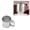 Stainless Steel Flour Sifter Easy Squeeze Trigger Handle Fine Flour Sifter 10 x 10cm 0113