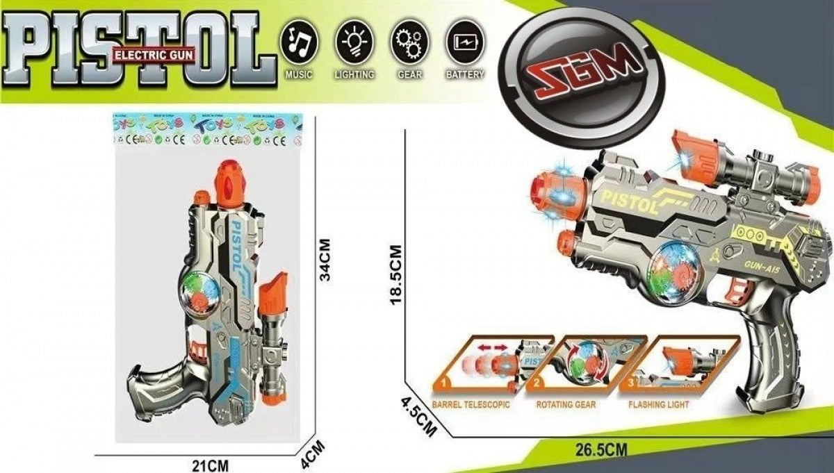 JQ216 Light Up Pistol