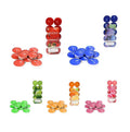 Jasmine Scented Plain Wax Tealight Candles 10 Pack 0230