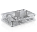 Hobby Kitchen Small Violet Dish Drainer with Tray 29 x 40 x 8.5cm Assorted Colours 041098