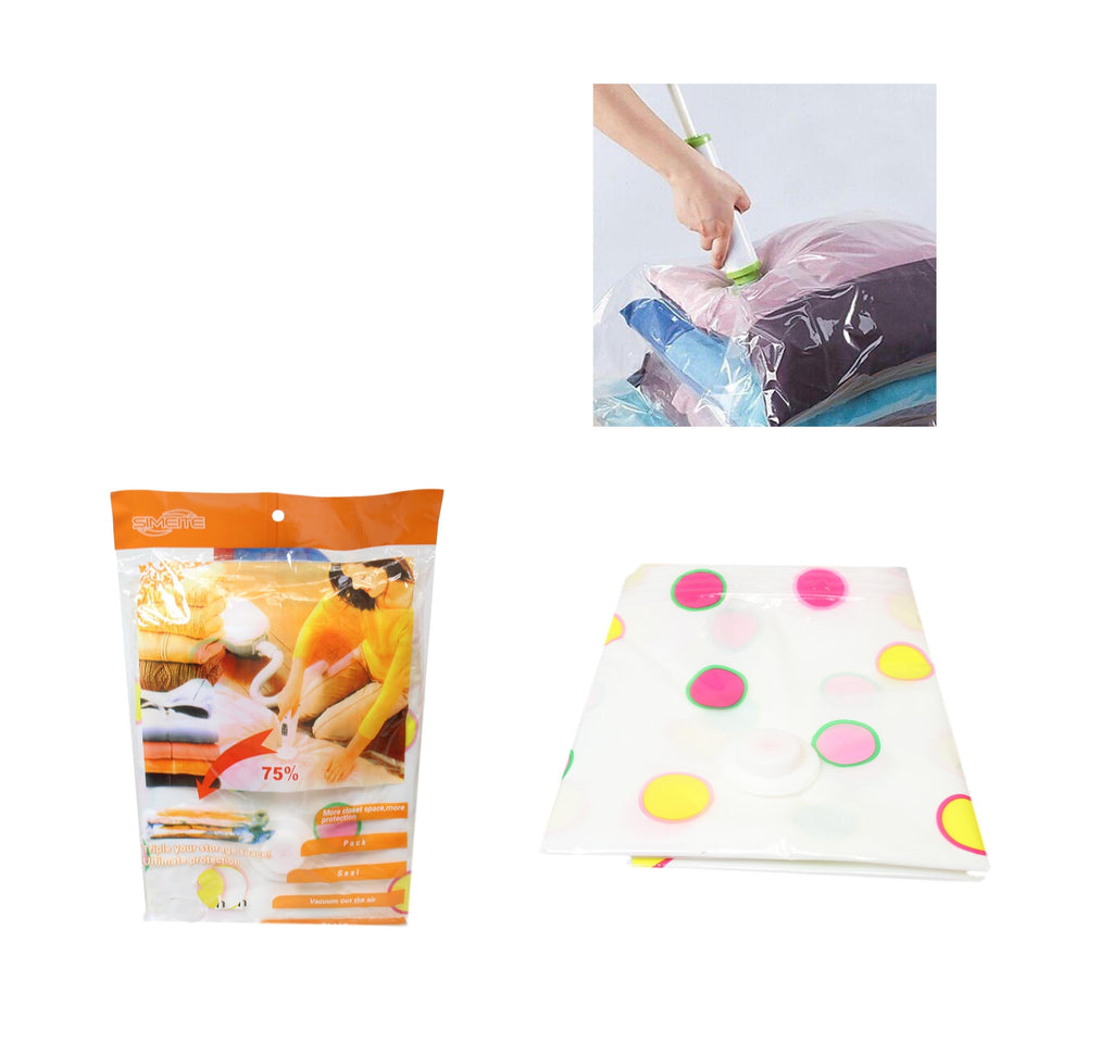 Vacuum Storage Suction Bag Triple Your Storage Pack and Seal 68 x 98cm 0459