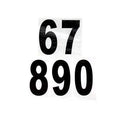 Adhesive Numbers "6, 7, 8, 9, 0" 0461