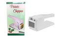 Plastic Potato Vegetable Chipper Cutter White 23 x 16 cm 0671