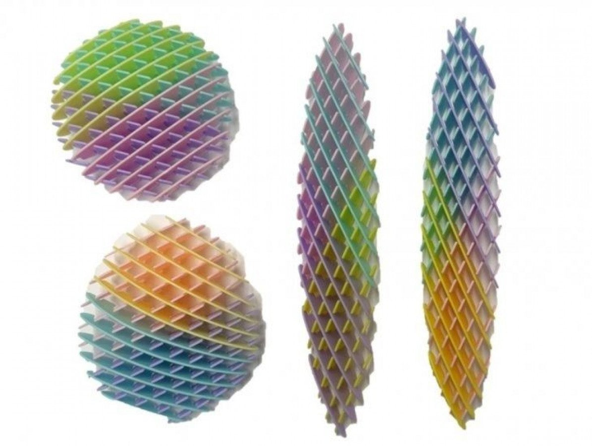 2024-4 12x Rainbow Glow In The Dark Fidget Worm Stretchy