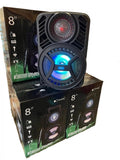 TTD-8240 Wireless 8" Speaker Bluetooth Radio Etc