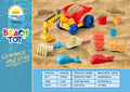 R366-59 10Pc Beach Digger Toy Set