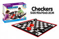 2018-1 Checkers Giant Floor Chessboard Game 92x70x0.3cm