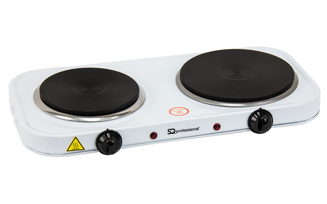 SQ Professional Blitz Electric Double Hot Plate Hob 2500W 4010