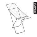 Durane Clothes Airer Dryer Foldable Black Maximum Load 18kg 10185 / AA2209