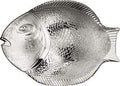 Marine Clear Glass Fish Style Shaped Fancy Small Service Plate 27cm x 20cm 6 Pack 10257