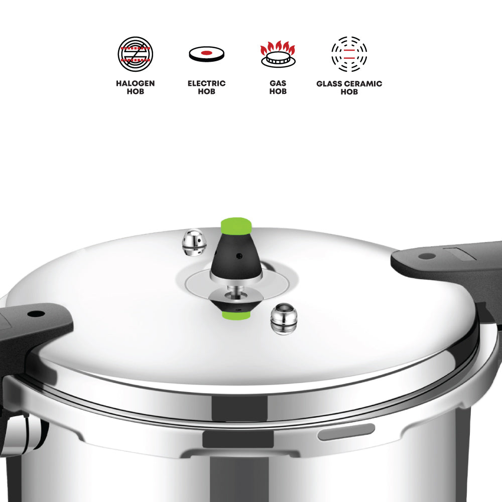 SQ Professional Aluminium Pressure Cooker 18 Litre 10573