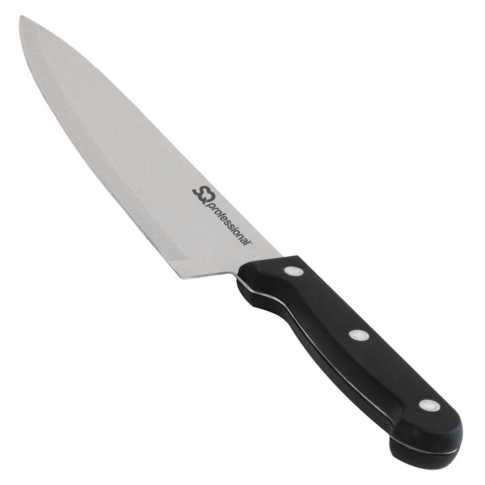 SQ Professional Stainless Steel Knife Set of 14 including Block and Scissors 10941