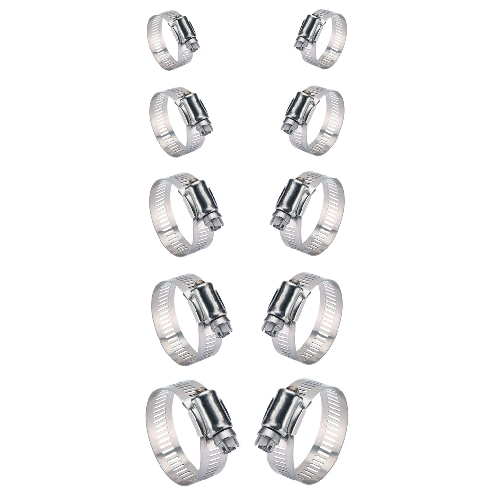 Stainless Steel Hose Clamp Pack of 10 0600