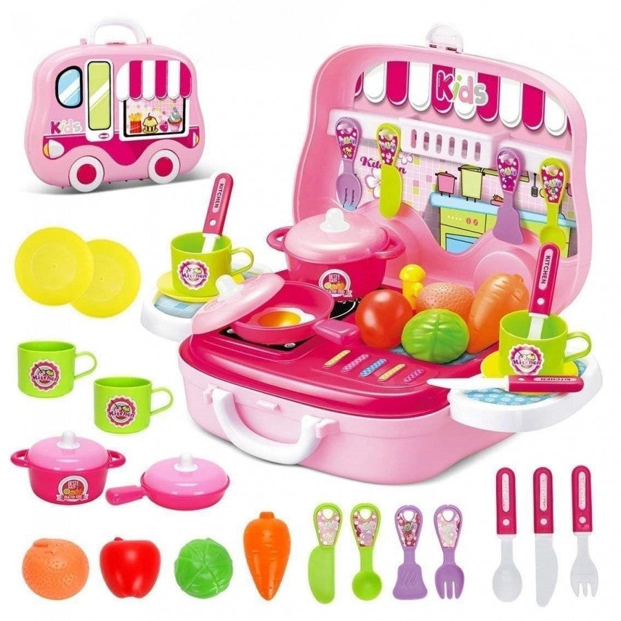 008-915A Kitchen Cook Toy Carry Along Set