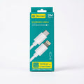 USB Type-C to Lightning Cable, 2 Metre, 3.0A Fast Charging, SKU ECL2