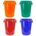 Plastic Eco Storage Drum Bin Bucket with 2 Side Handles 80L Assorted Colours 11596/Eco8000