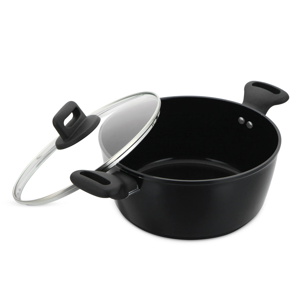 SQ Professional Zoya Forged Stockpot Set of 4 Black 11709
