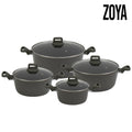 SQ Professional Zoya Forged Stockpot Set of 4 Ash 11726
