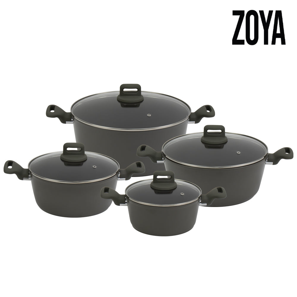 SQ Professional Zoya Forged Stockpot Set of 4 Ash 11726