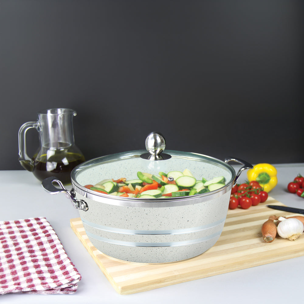 SQ Professional Seramiq Mianra Diecast Stockpot Set of 5 Howlite 11728