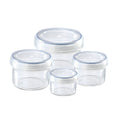 Kolorr Round Plastic Food Storage Container Set of 4 11743