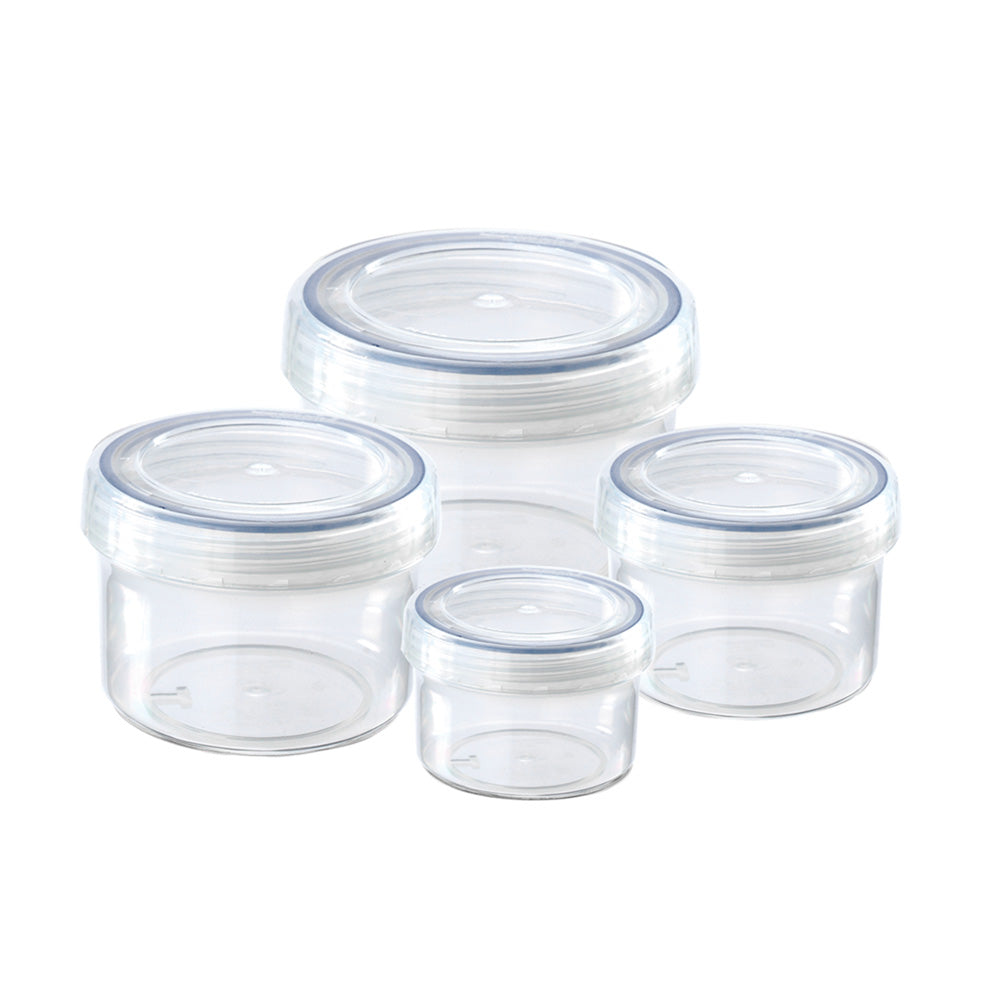 Kolorr Round Plastic Food Storage Container Set of 4 11743