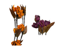 Long Stem Floral Twigs Home Decoration with Flowers and Leaves 160cm Assorted Colours 1247