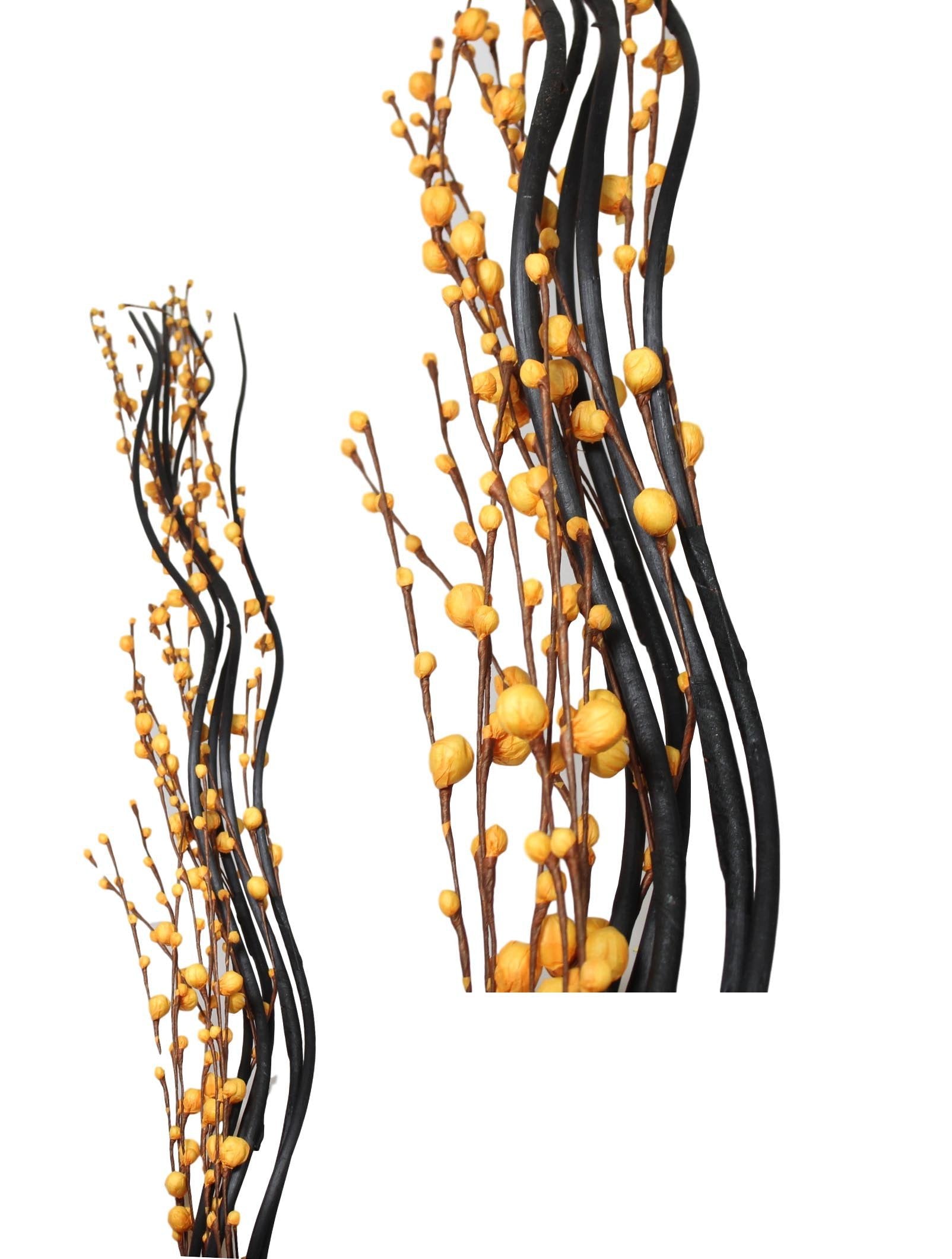Long Stem Floral Twigs Home Decoration with Small Buds 154cm Assorted Colours 1250