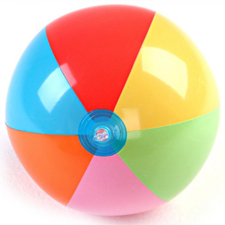 0606-2191 38cm Inflatable Beach Ball Summer Outdoor Pool Play Ball Kids Summer Beach