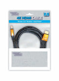 HDMI Cable 3 Metre  Length 4K DIY Electrical Fittings Gold Plated 1383