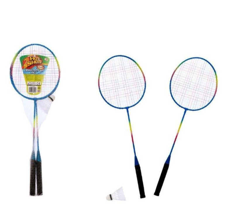 Badminton Rackets Set with 1 Shuttlecock Rainbow Design 1398000