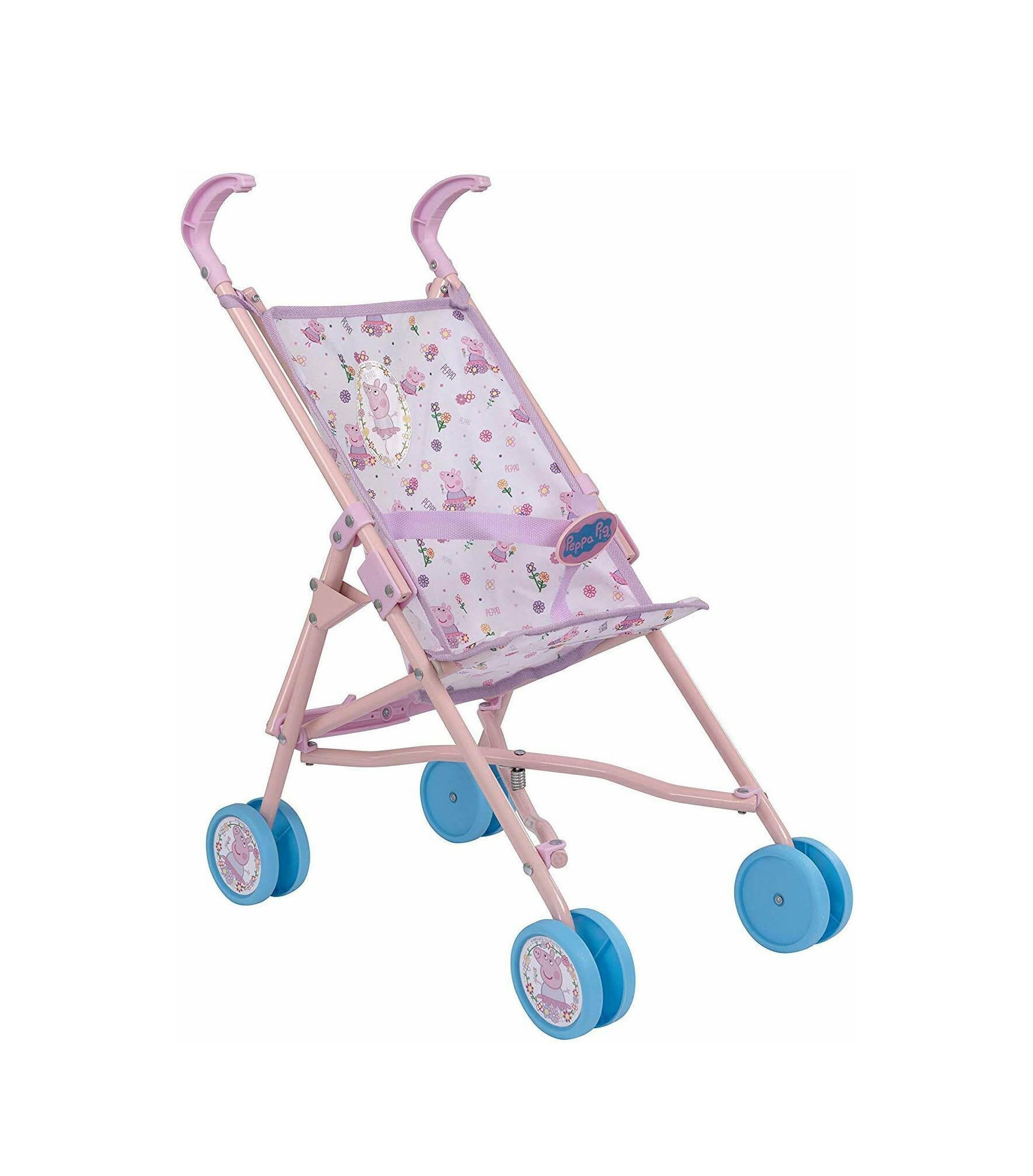 HTI Children's Toy Peppa Pig Stroller Pram H55 x D47 x W22 cm 1423627