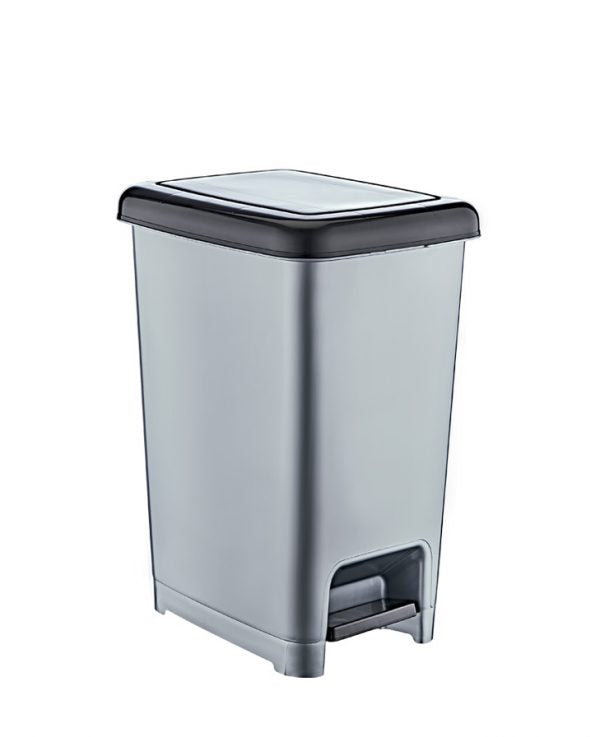 Plastic Kitchen Bathroom Slim Pedal Bin 15 Litre D01042 / PB15 A