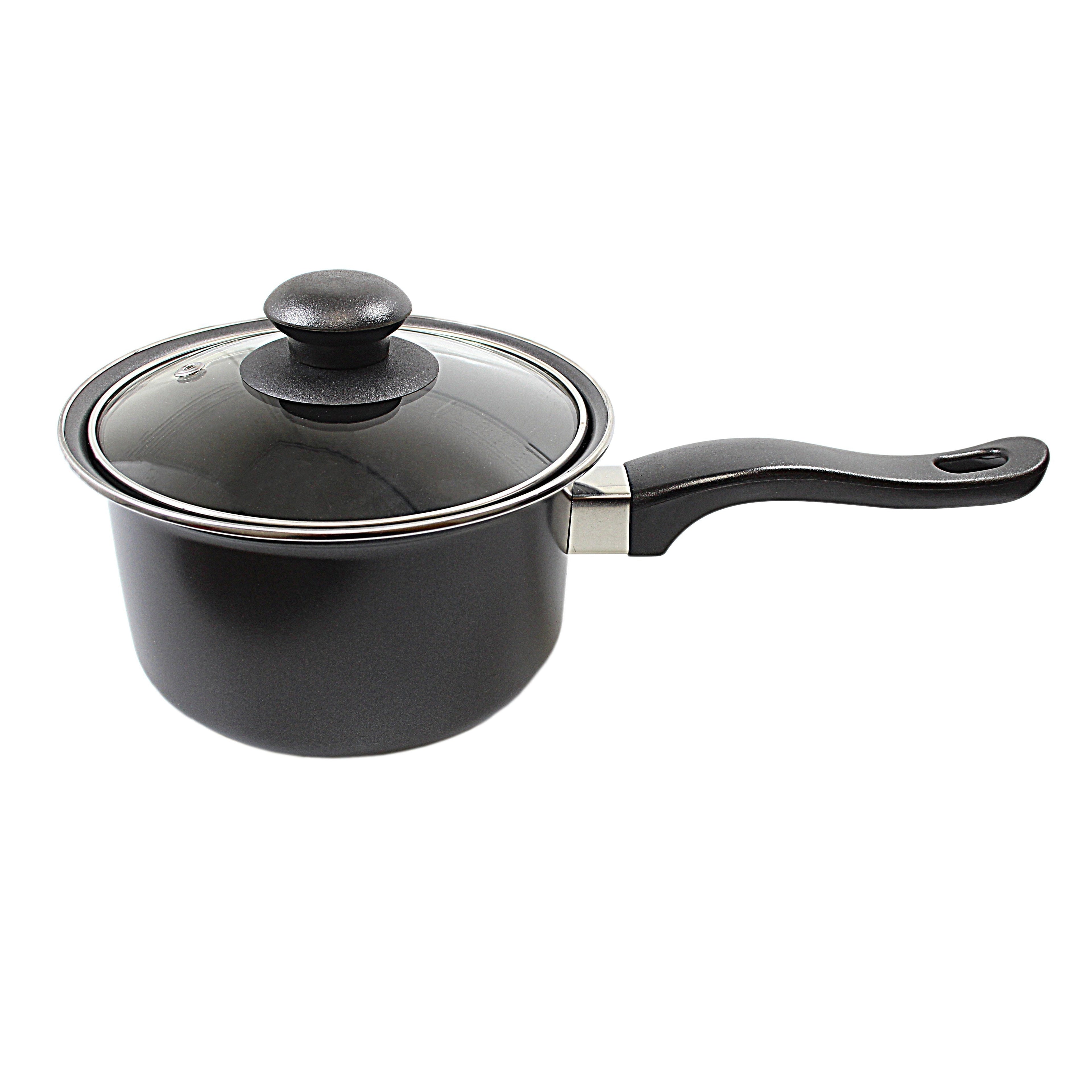 Metal Milk Saucepan with Lid 16 cm KC1006 / 1321