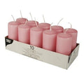 Pillar Candles 90 x 40mm Pack of 10 Pink 17913