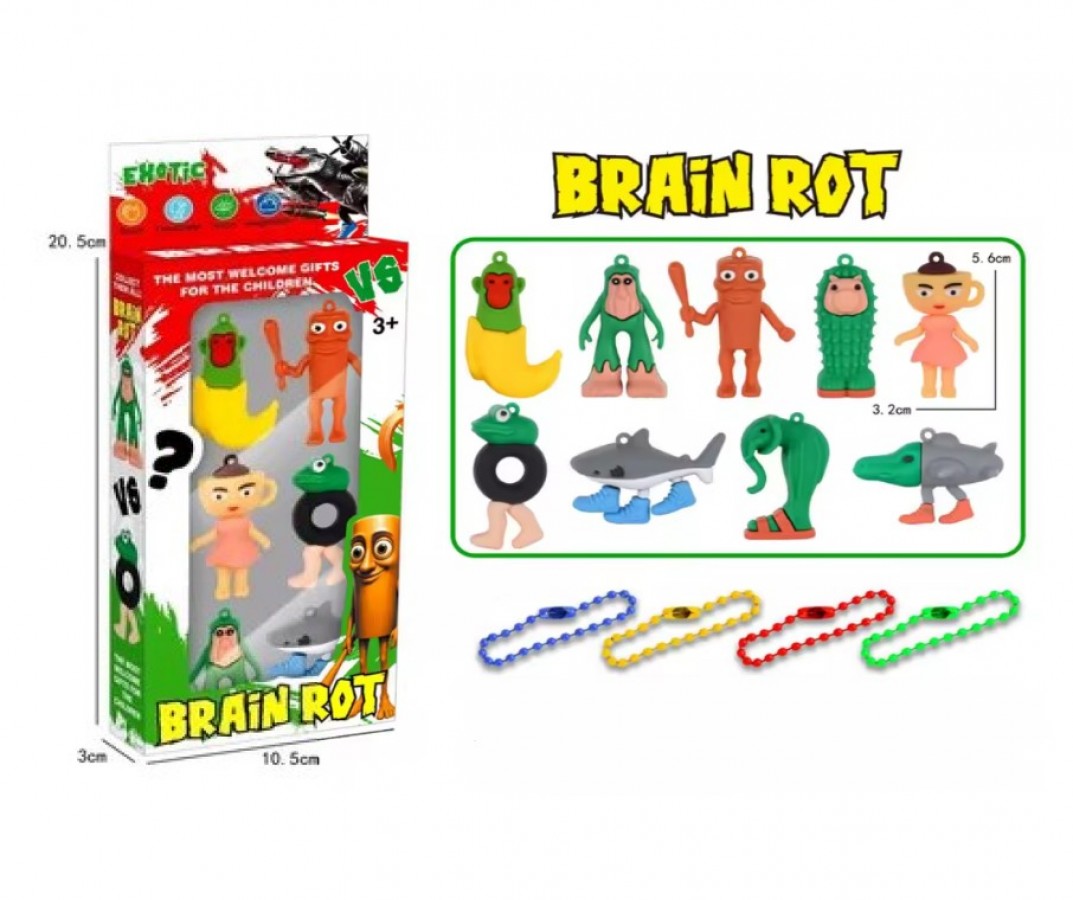 777-280 Rotten Brain Pack Of Figures