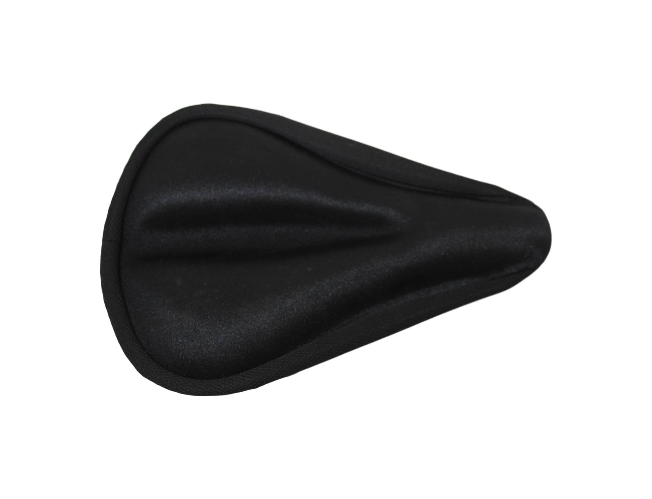 Soft Cushioned Black Bicycle Wide Saddle Seat Comfort Ride Seat 26 x 26cm 1834