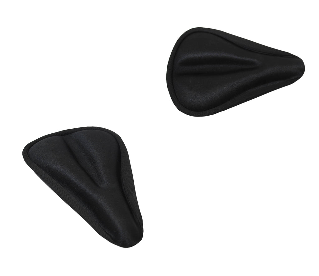 Soft Cushioned Black Bicycle Wide Saddle Seat Comfort Ride Seat 26 x 26cm 1834