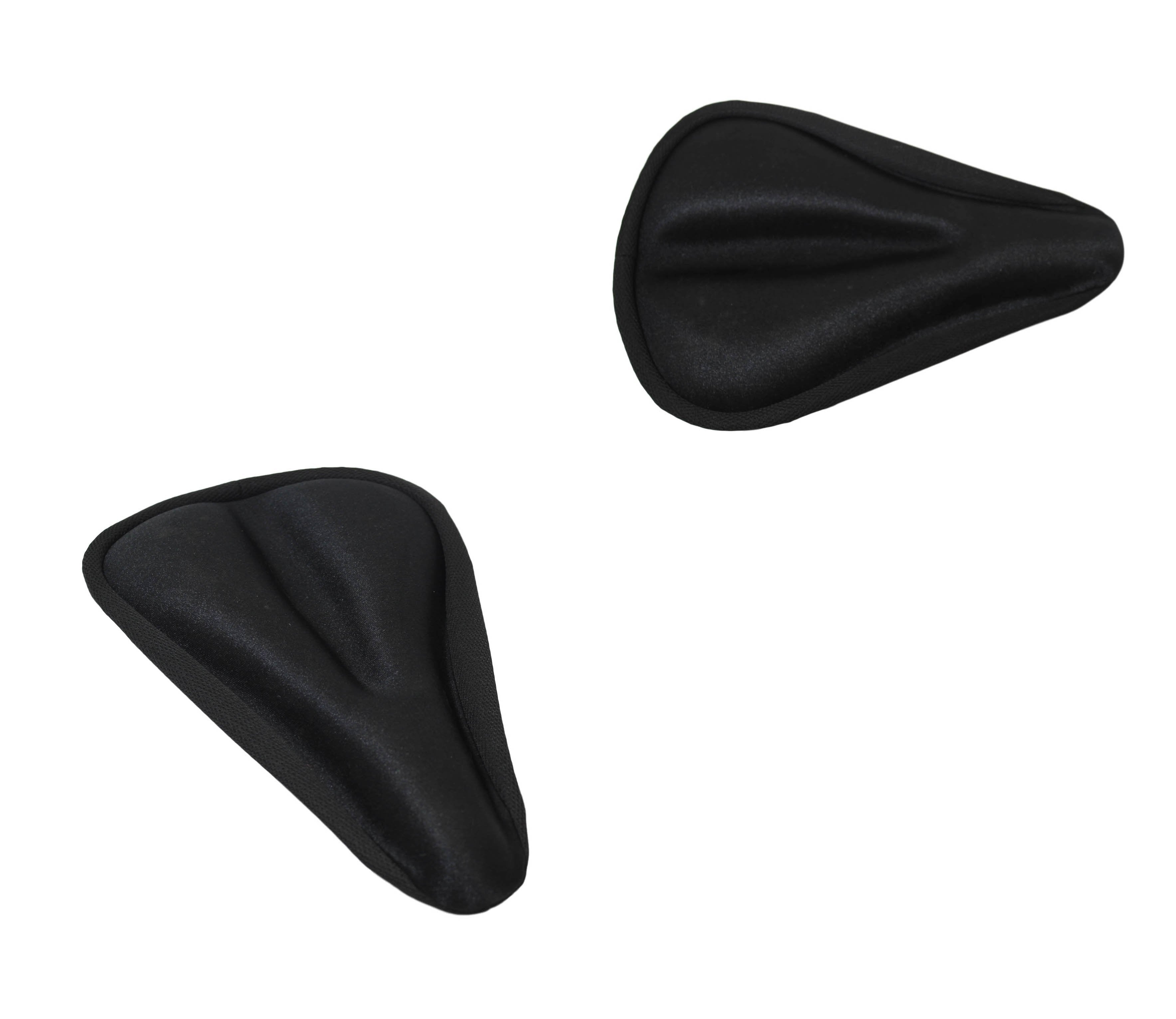 Soft Cushioned Black Bicycle Wide Saddle Seat Comfort Ride Seat 26 x 26cm 1834