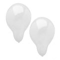 Papstar White Birthday Party Balloons 10 Piece Party Pack 25cm 18987