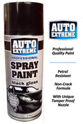 Auto Extreme Spray Paint Black Gloss 400ml 1921 A
