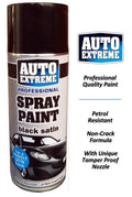 Auto Extreme Spray Paint Black Satin 400ml  1929 A