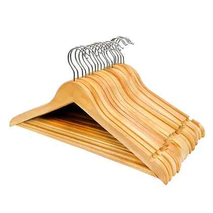 1 Piece Wooden Clothes Coat Hanger 44 x 23 cm WH1