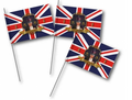 Coronation "His Majesty King Charles III" Hand Flags 3 Pack 30 x 40 cm 821618