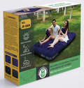 0606-3102 inflatable flocked bed 203x152x22cm