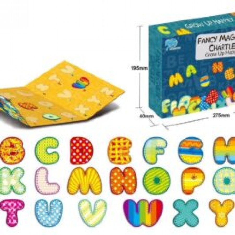 8326-1 Magnetic Puzzle Colourful Alphabet Letters