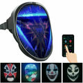 Sgm Led Full Face Mask Programmable Mask App Control Mask - Aa Battery Operated