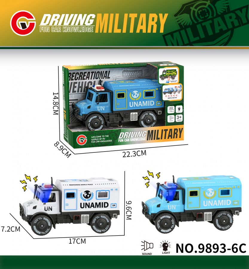 9893-6C Military Recreational Vehicle with Lights & Sound