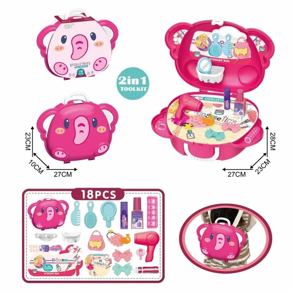PH-45 2 In 1 Pink Fashion Elephant In Carry Case